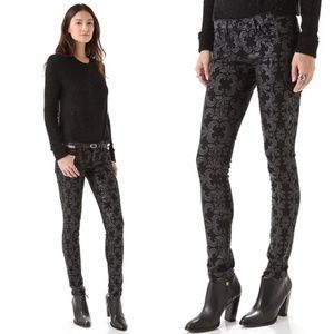 AG Legging Jean | Black Damask